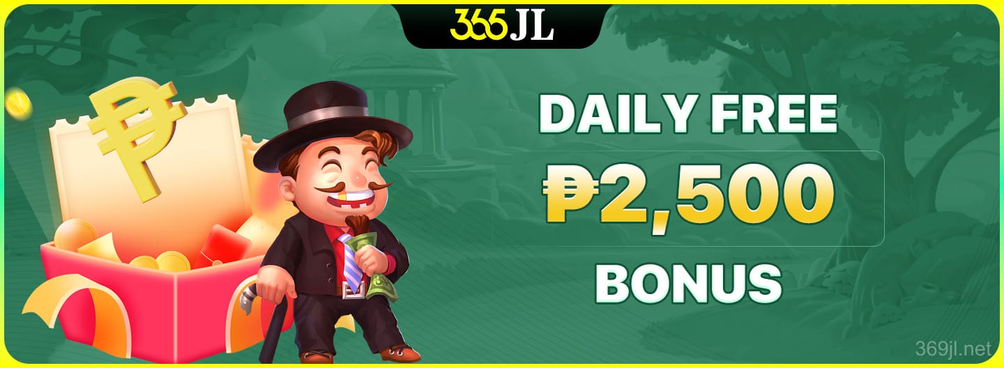 Promo image for Daily Free ₱2,500 Bonus